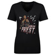 Damian Priest Women's V-Neck T-Shirt | 500 LEVEL