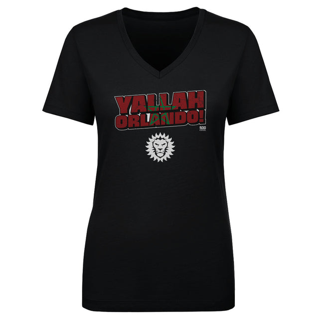 Orlando City Women's V-Neck T-Shirt | 500 LEVEL