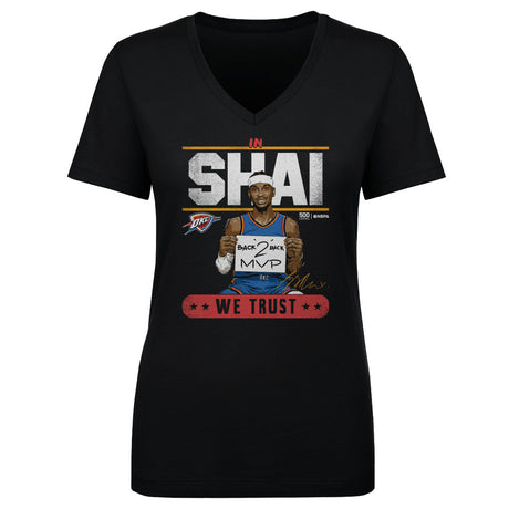 Shai Gilgeous-Alexander Women's V-Neck T-Shirt | 500 LEVEL