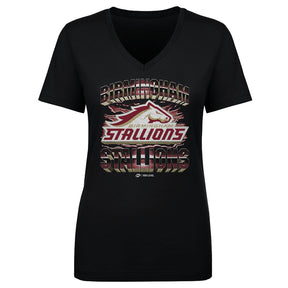 Birmingham Stallions Women's V-Neck T-Shirt | 500 LEVEL