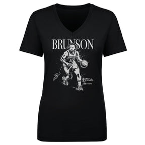 Jalen Brunson Women's V-Neck T-Shirt | 500 LEVEL
