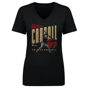 Corbin Carroll Women's V-Neck T-Shirt | 500 LEVEL