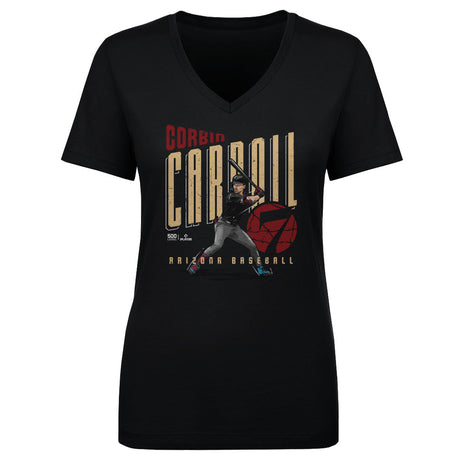 Corbin Carroll Women's V-Neck T-Shirt | 500 LEVEL