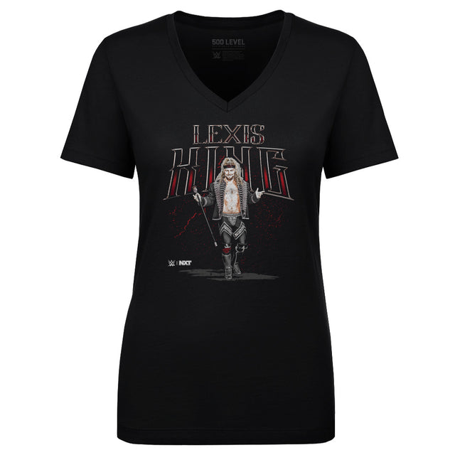 Lexis King Women's V-Neck T-Shirt | 500 LEVEL