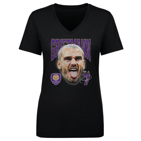 Antoine Griezmann Women's V-Neck T-Shirt | 500 LEVEL