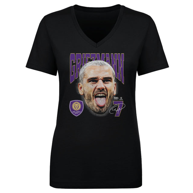 Antoine Griezmann Women's V-Neck T-Shirt | 500 LEVEL