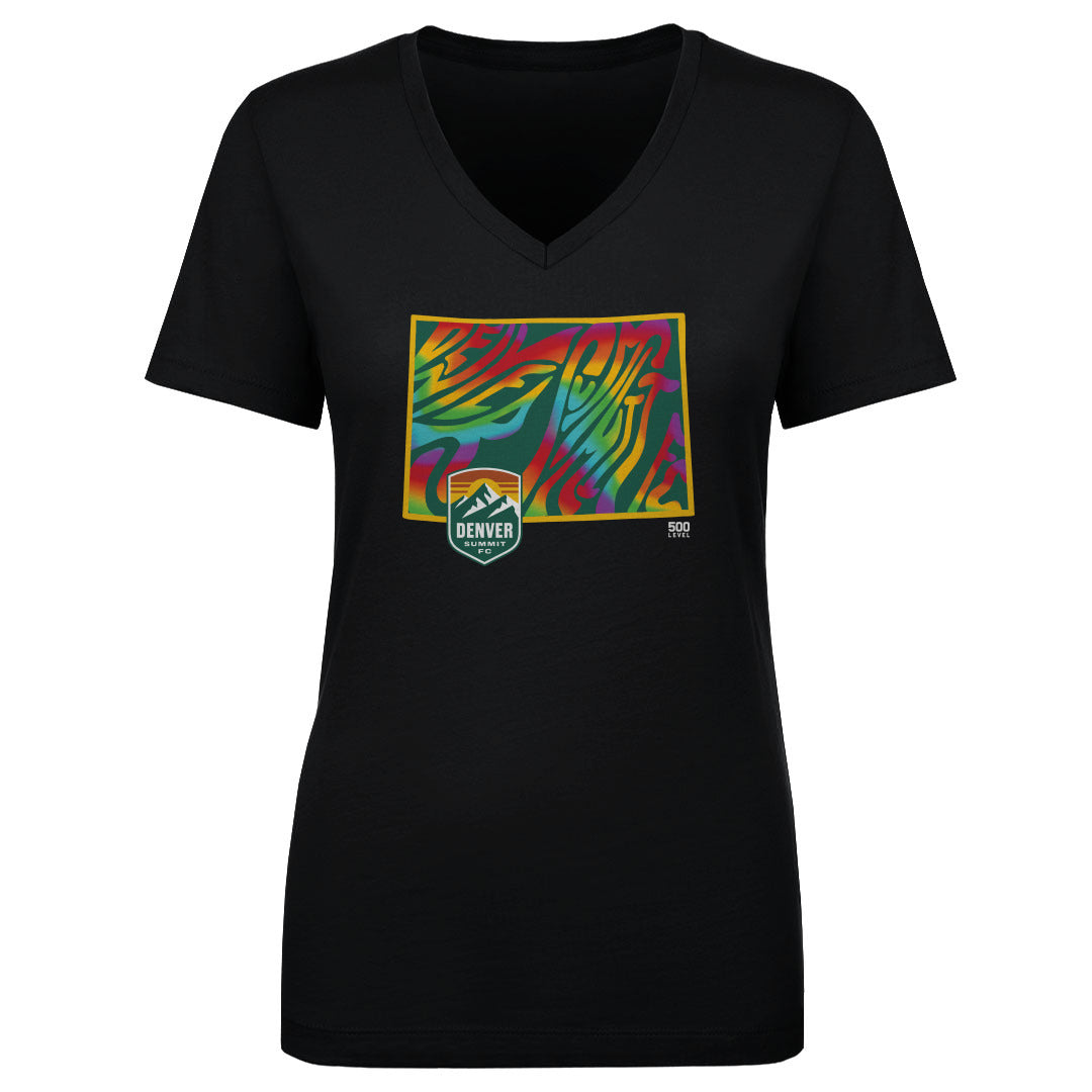 Denver Summit FC Women's V-Neck T-Shirt | 500 LEVEL