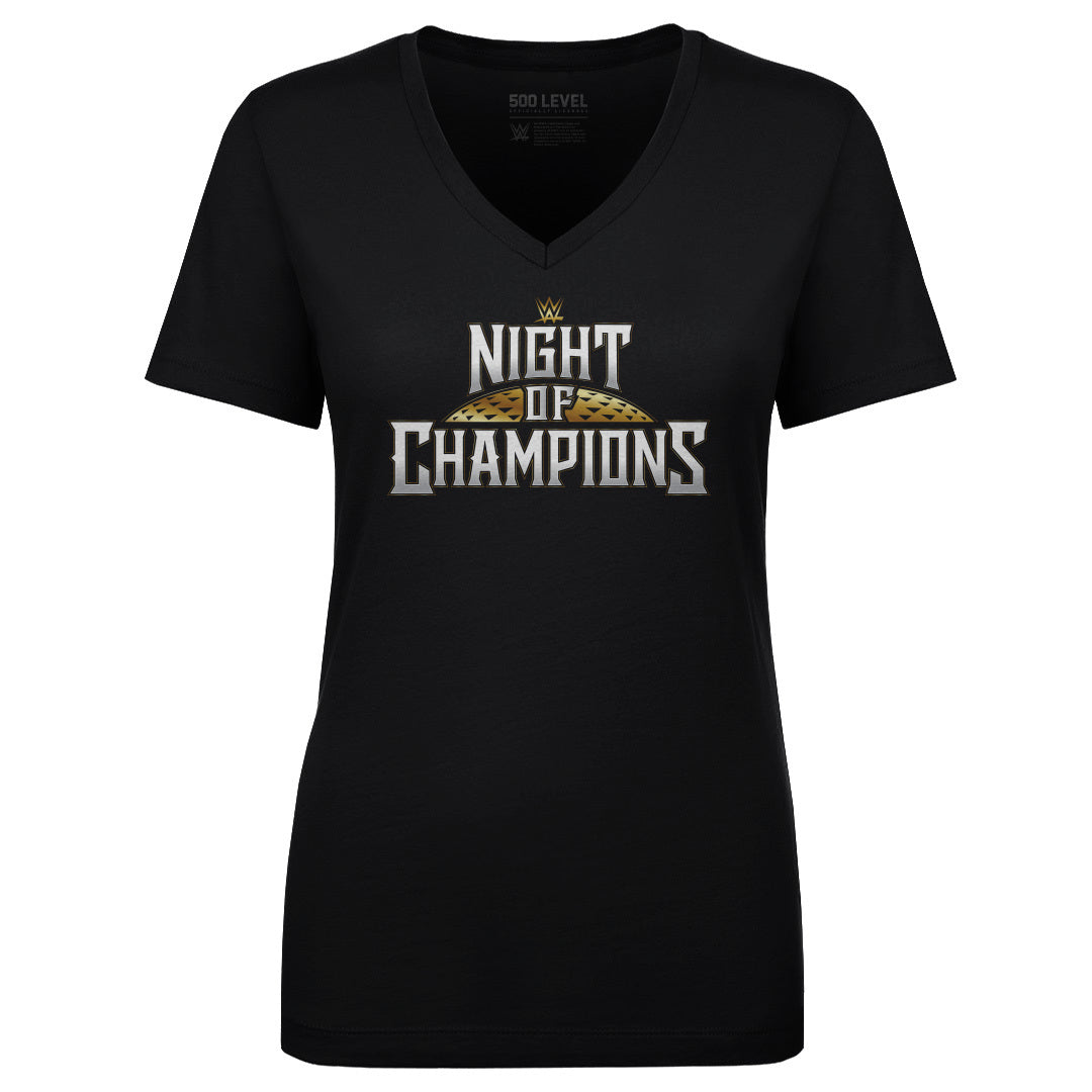 Night Of Champions Women's V-Neck T-Shirt | 500 LEVEL