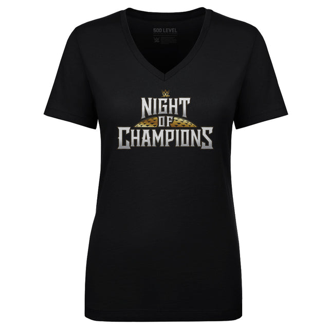 Night Of Champions Women's V-Neck T-Shirt | 500 LEVEL