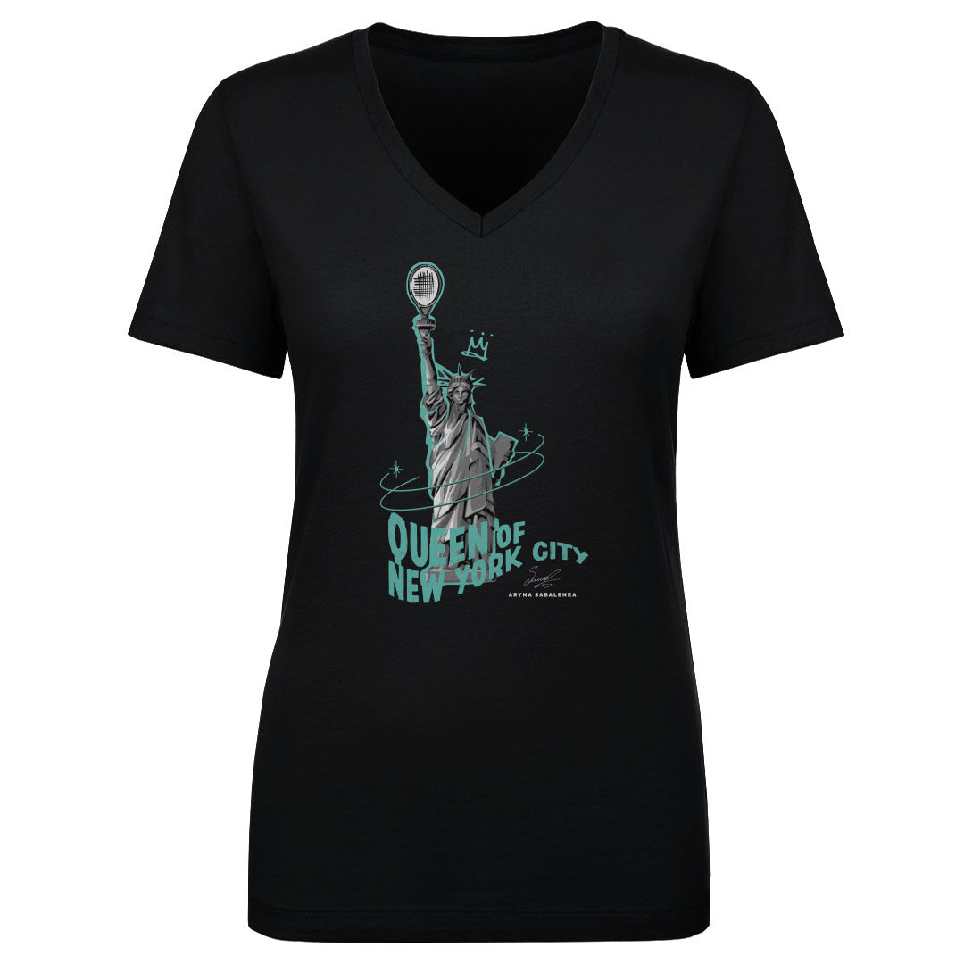 Aryna Sabalenka Women's V-Neck T-Shirt | 500 LEVEL