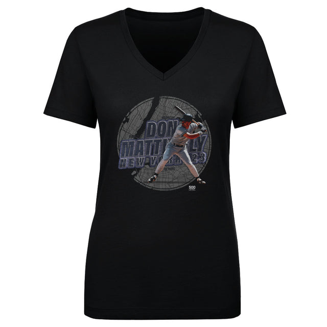 Don Mattingly Women's V-Neck T-Shirt | 500 LEVEL