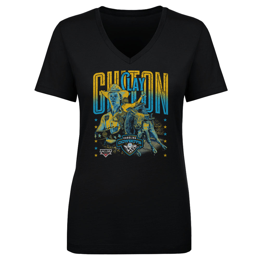 Clay Guiton Women's V-Neck T-Shirt | 500 LEVEL
