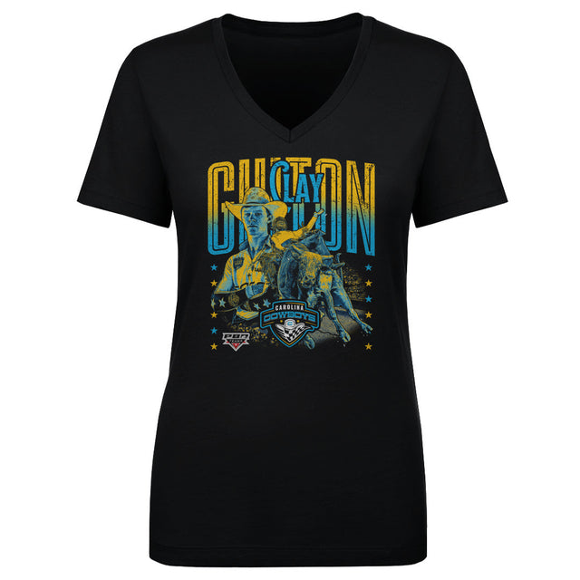 Clay Guiton Women's V-Neck T-Shirt | 500 LEVEL