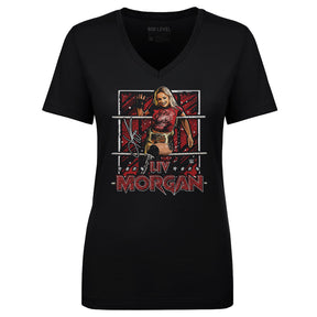 Liv Morgan Women's V-Neck T-Shirt | 500 LEVEL