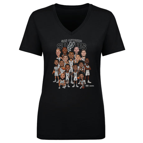 San Antonio Spurs Women's V-Neck T-Shirt | 500 LEVEL