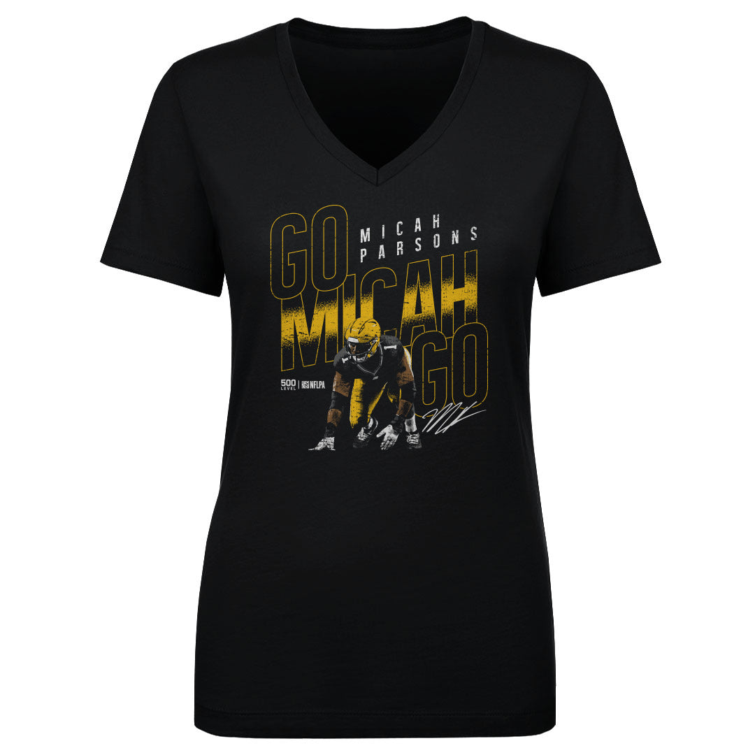 MIcah Parsons Women's V-Neck T-Shirt | 500 LEVEL
