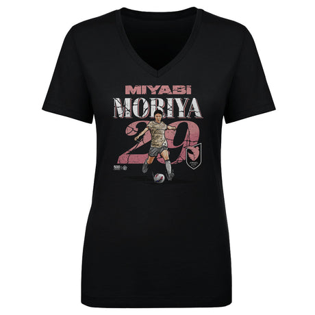 Miyabi Moriya Women's V-Neck T-Shirt | 500 LEVEL