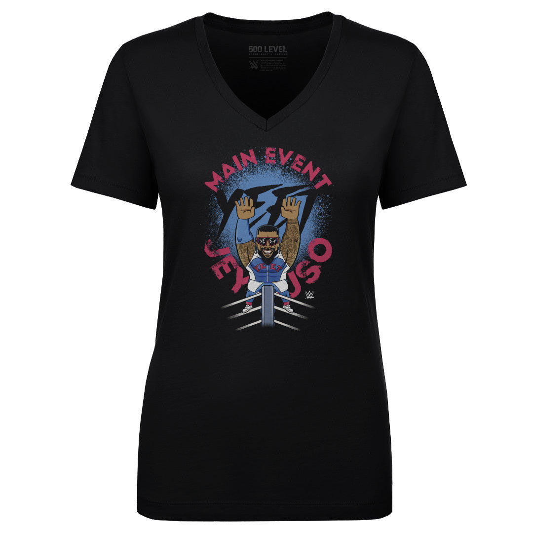 Jey Uso Women's V-Neck T-Shirt | 500 LEVEL