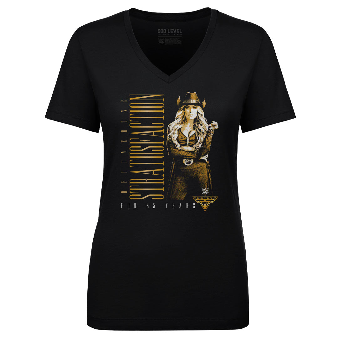 Trish Stratus Women's V-Neck T-Shirt | 500 LEVEL