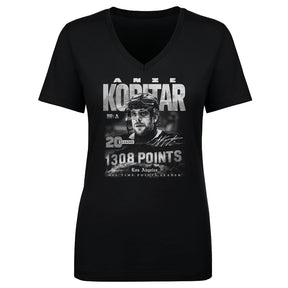 Anze Kopitar Women's V-Neck T-Shirt | 500 LEVEL