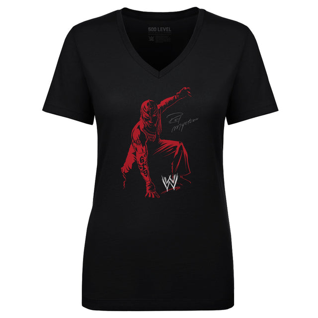 Rey Mysterio Women's V-Neck T-Shirt | 500 LEVEL