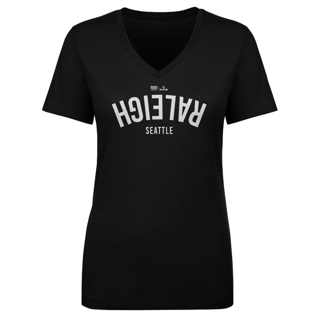 Cal Raleigh Women's V-Neck T-Shirt | 500 LEVEL