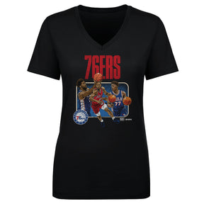 Philadelphia 76ers Women's V-Neck T-Shirt | 500 LEVEL