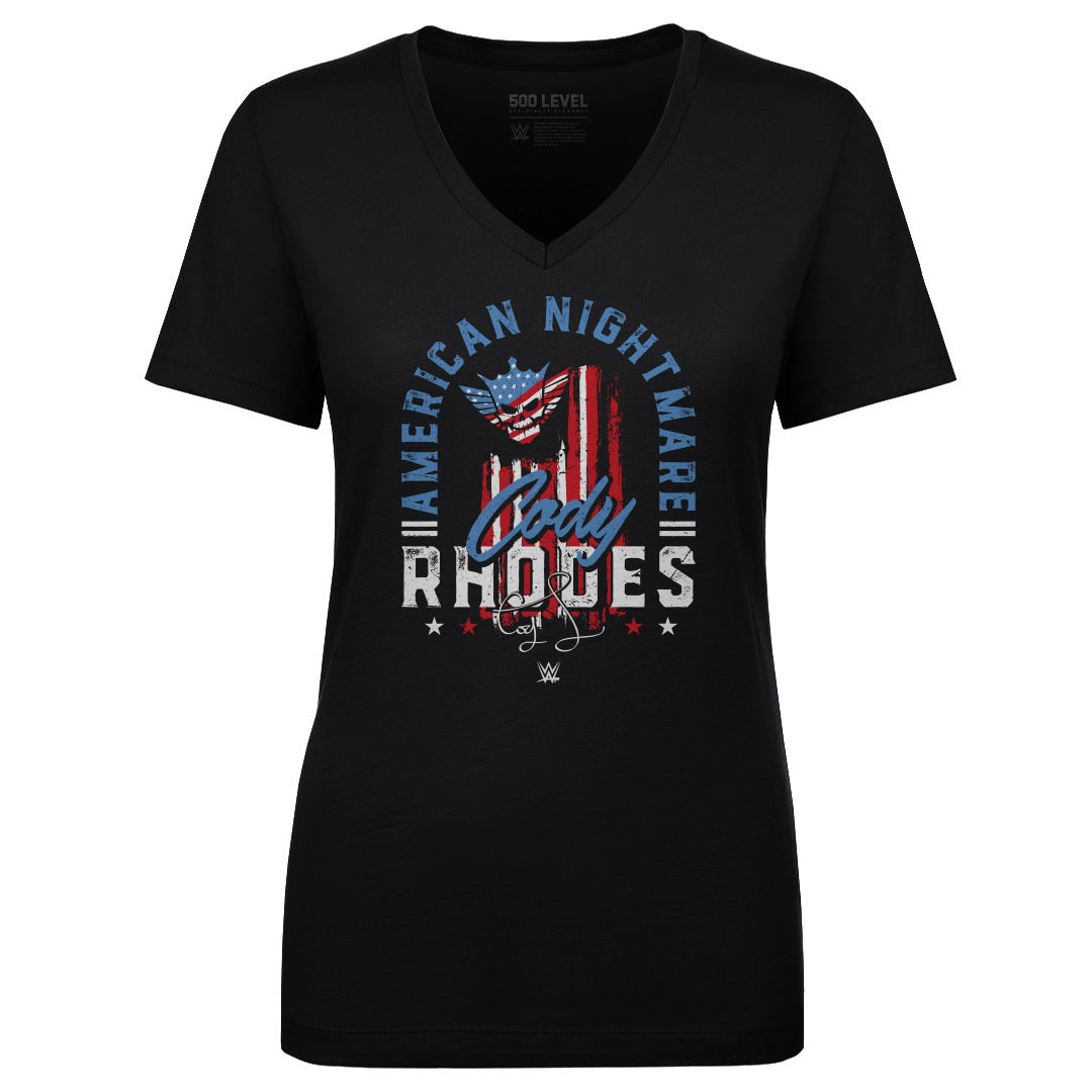 Cody Rhodes Women&#39;s V-Neck T-Shirt | 500 LEVEL