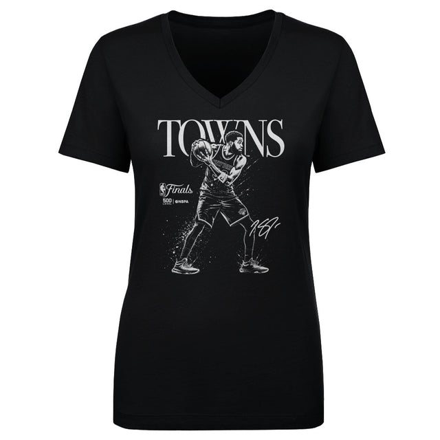 Karl-Anthony Towns Women's V-Neck T-Shirt | 500 LEVEL