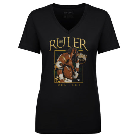 Oba Femi Women's V-Neck T-Shirt | 500 LEVEL