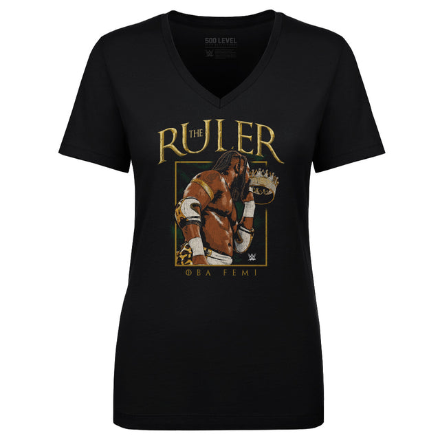 Oba Femi Women's V-Neck T-Shirt | 500 LEVEL