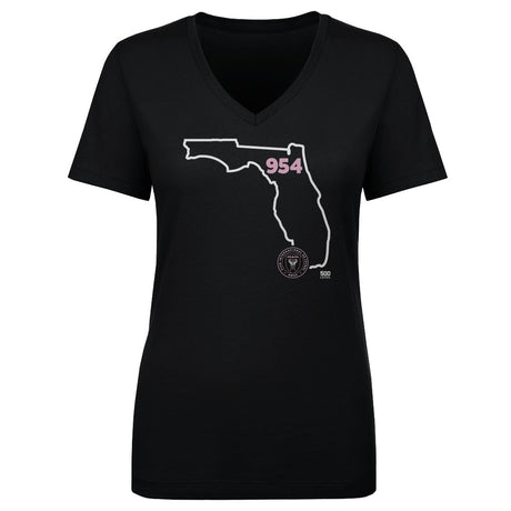 Inter Miami CF Women's V-Neck T-Shirt | 500 LEVEL