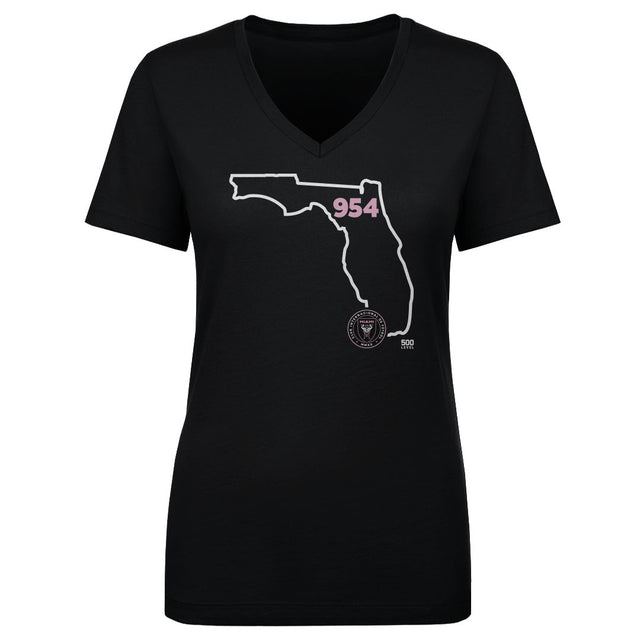 Inter Miami CF Women's V-Neck T-Shirt | 500 LEVEL