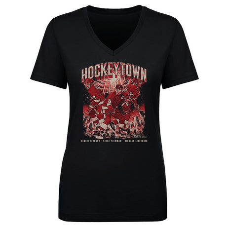 Detroit Hockey Women's V-Neck T-Shirt | 500 LEVEL
