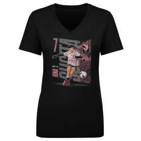 Hina Sugita Women's V-Neck T-Shirt | 500 LEVEL