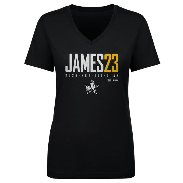 LeBron James Women's V-Neck T-Shirt | 500 LEVEL