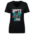Coby White Women's V-Neck T-Shirt | 500 LEVEL