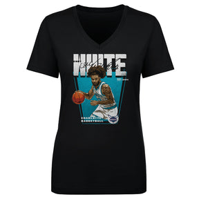 Coby White Women's V-Neck T-Shirt | 500 LEVEL
