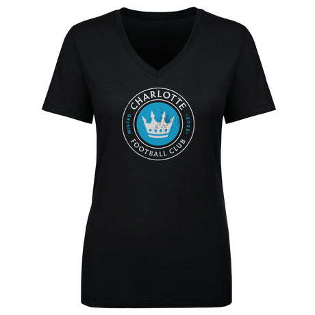 Charlotte FC Women's V-Neck T-Shirt | 500 LEVEL