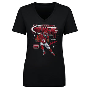 Kenneth Walker III Women's V-Neck T-Shirt | 500 LEVEL