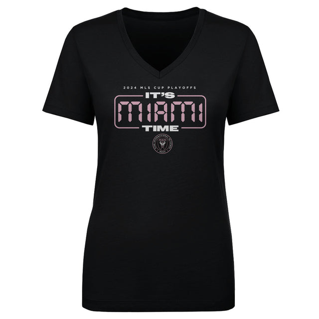 Inter Miami CF Women's V-Neck T-Shirt | 500 LEVEL