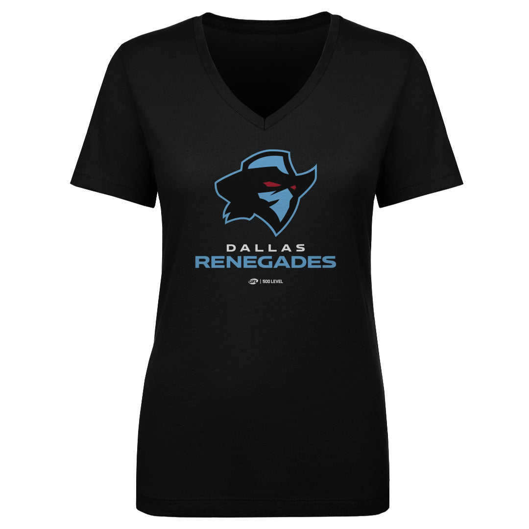 Dallas Renegades Women's V-Neck T-Shirt | 500 LEVEL