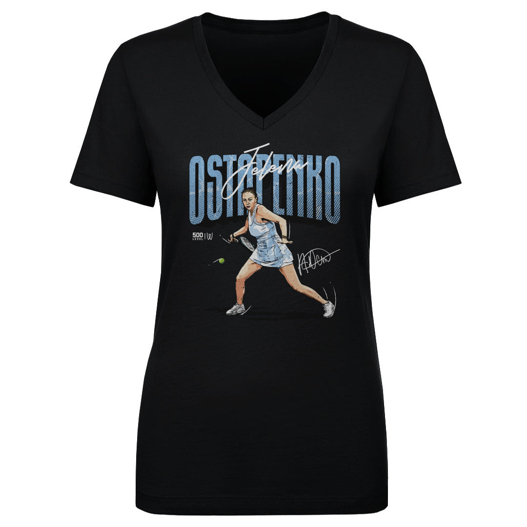 Jelena Ostapenko Women's V-Neck T-Shirt | 500 LEVEL