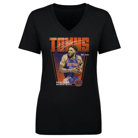 Karl-Anthony Towns Women's V-Neck T-Shirt | 500 LEVEL