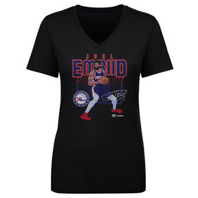 Joel Embiid Women's V-Neck T-Shirt | 500 LEVEL