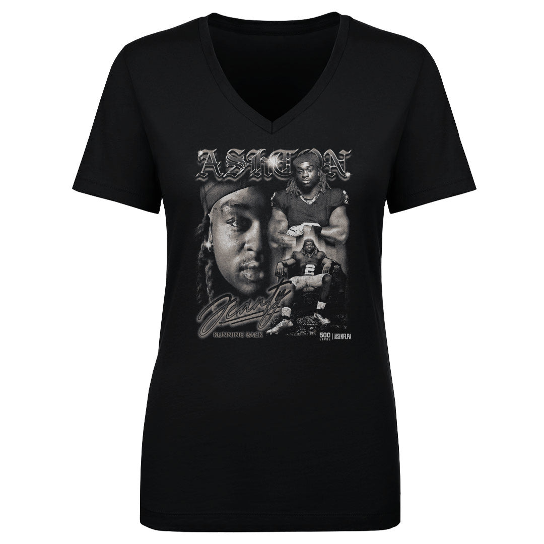 Ashton Jeanty Women's V-Neck T-Shirt | 500 LEVEL
