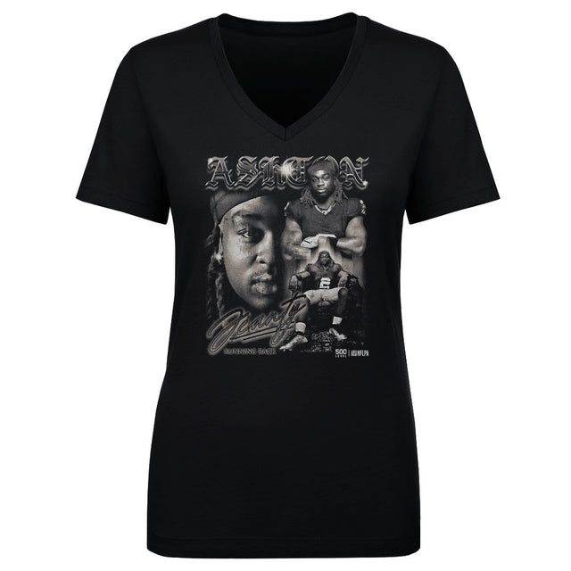 Ashton Jeanty Women's V-Neck T-Shirt | 500 LEVEL