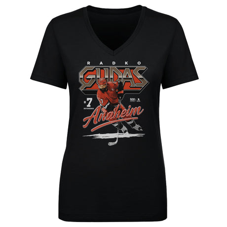 Radko Gudas Women's V-Neck T-Shirt | 500 LEVEL