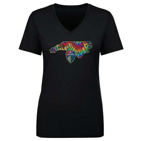 North Carolina Courage Women's V-Neck T-Shirt | 500 LEVEL