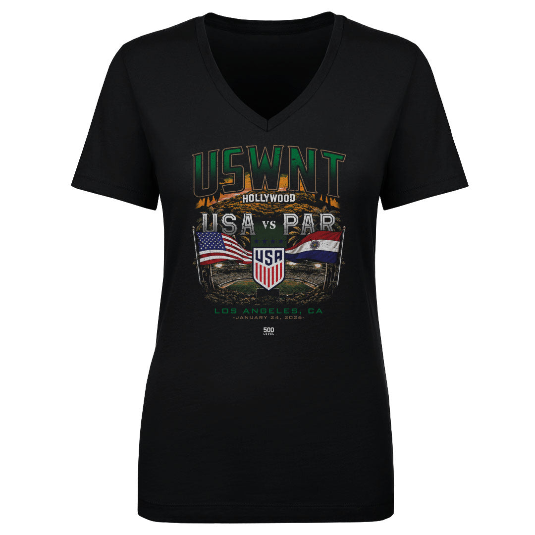 USWNT Women's V-Neck T-Shirt | 500 LEVEL